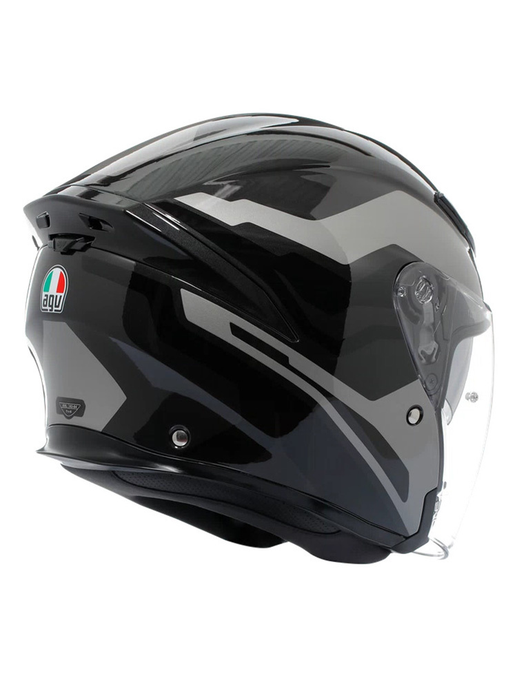 Kask otwarty AGV K-5 Jet Evo Tune szaro-czarny