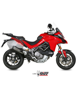 Tłumik motocyklowy Slip-On (Delta Race) MIVV do Ducati Multistrada 1200 (15-17) / 1260 (18-20) srebrny