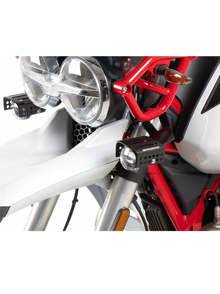 Zestaw świateł przeciwmgielnych LED Hepco&Becker Moto Guzzi V 85 TT (19-23)/Travel (20)