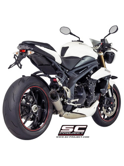 Tłumik S1 Slip-on SC-Project do Triumph SPEED TRIPLE 1050 [11-15]