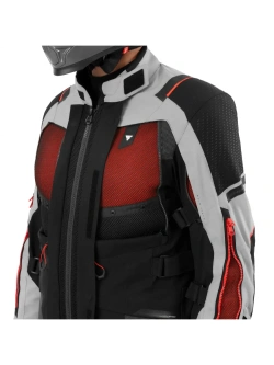 Kurtka motocyklowa tekstylna Shima Hero 3.0 G2 szaro-czerwona