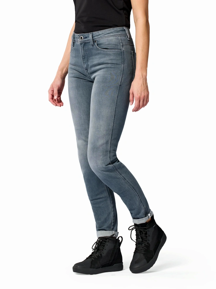 Jeansy motocyklowe damskie REV’IT! Marley SK szare