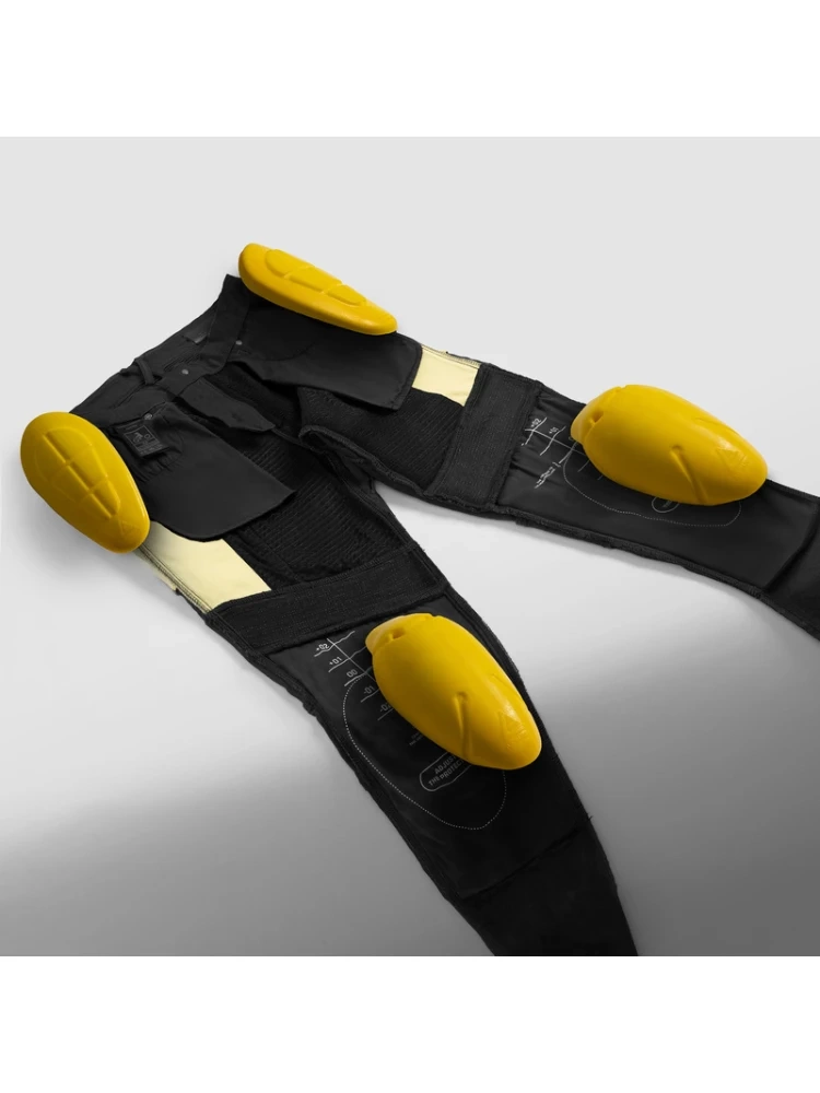 Jeansy motocyklowe Rebelhorn Faster czarne