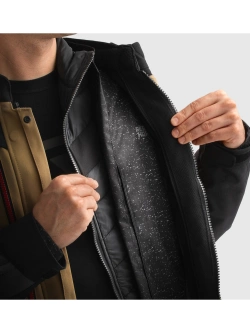 Kurtka motocyklowa tekstylna Rebelhorn Hardy 3.0 brązowo-szaro-czerwona