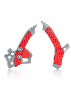 Osłony ramy Acerbis X-Grip Honda CRF 250 L-M (13-20)/ 250 Rally (17-20) szaro-czerwone