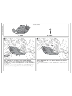 Płyta pod silnik Acerbis KTM 125 EXC/ XC (24-) czarna