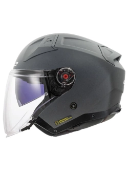 Kask otwarty LS2 OF603 Infinity II Solid ciemnoszary