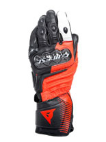 Rękawice motocyklowe Dainese Carbon 4 długie czarno-fluo czerwone