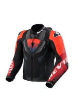 Kurtka motocyklowa skórzana REV’IT! Hyperspeed 3 Pro czarno-czerwona