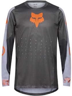 Bluza enduro Fox Ranger Air Offroad Pewter szaro-pomarańczowa