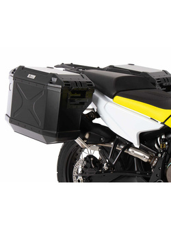 Zestaw: kufry boczne + stelaże Hepco&Becker Xplorer Cutout do Husqvarny Norden 901/Expedition (22-) czarne