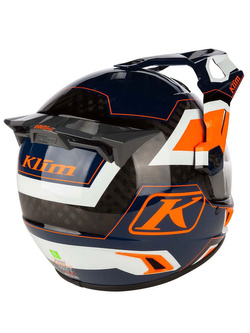 Kask integralny Klim Krios PRO Karbon pomarańczowo-niebieski