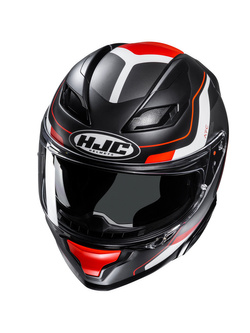 Kask integralny HJC F71 Arcan czarno-biało-czerwony