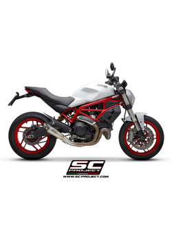Tłumik SC-Project S1 Titanium + Carbon (Slip on) - Ducati Monster 797 [17-20]