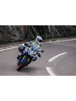 Kurtka motocyklowa tekstylna damska Klim Altitude szaro-fluo żółta