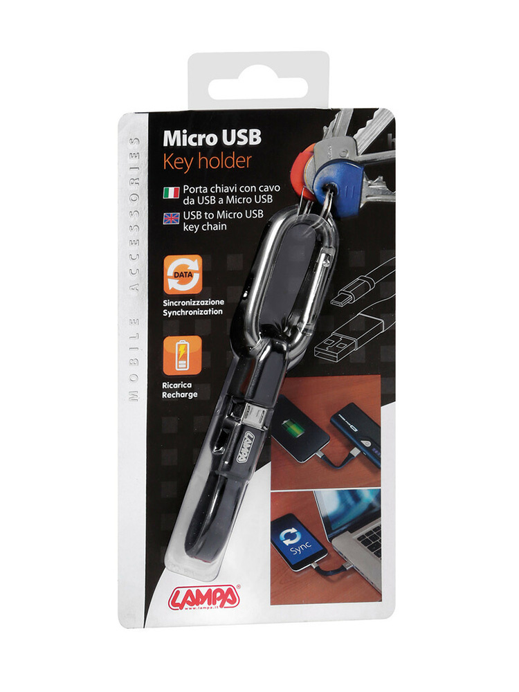 Breloczek Lampa z USB z kablem Micro Usb