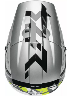 Kask enduro Thor Reflex Sport Riot szaro-żółty