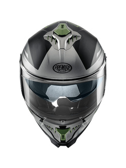 Kask integralny Premier Typhoon BA MILY BM czarno-szaro-zielony matowy