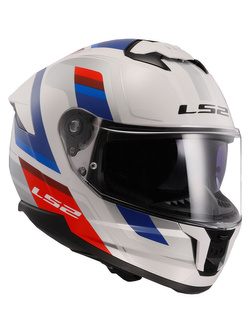 Kask integralny LS2 FF808 Stream II Vintage biało-niebiesko-czerwony