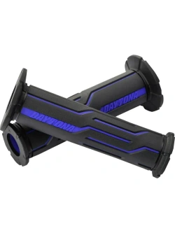 Manetki Daytona Products GrippyGrip GGD-Line do kierownic o średnicy 22,2 [mm] czarno-niebieskie
