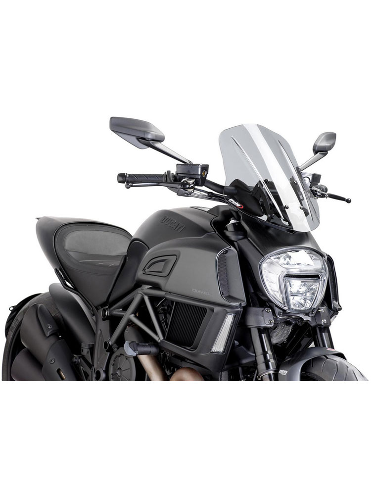 Owiewka PUIG Touring do Ducati Diavel (14-18) lekko przyciemniana