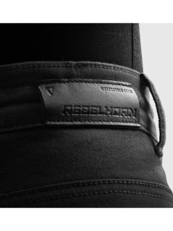 Jeansy motocyklowe damskie Rebelhorn Faster czarne