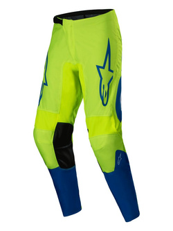 Spodnie cross Alpinestars MX Fluid Haul żółto-niebieskie 