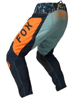 Spodnie cross Fox 180 Imagine Print czarno-niebiesko-pomarańczowe