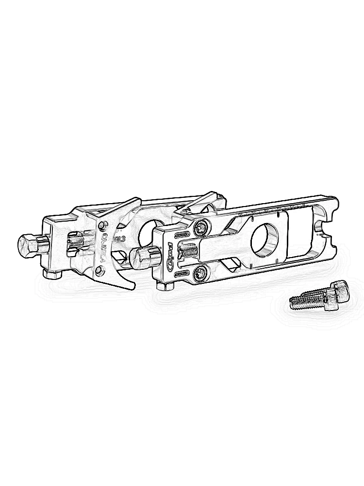 Napinacze łańcucha PUIG Honda CB1000 Hornet/Sp (25-) pomarańczowe