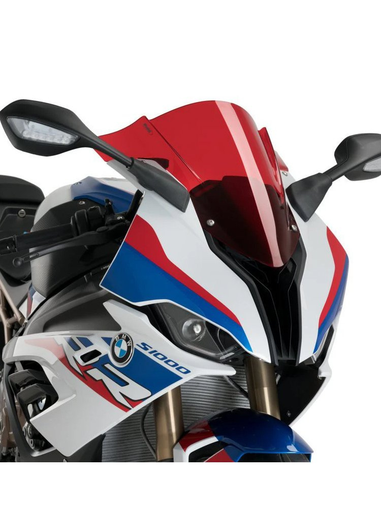 Szyba sportowa PUIG do BMW S1000RR (19-), M1000RR (20-) czerwona