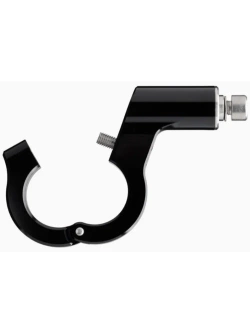 Lusterko motocyklowe uniwersalne Motogadget Mo.view Club Pivot aluminiowe, czarne [długość ramienia: 110 mm] [kompatybilne z kierownicami: 1 cal]