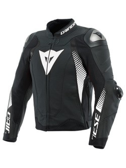 Kurtka motocyklowa skórzana Dainese Super Speed 4 czarno-biała