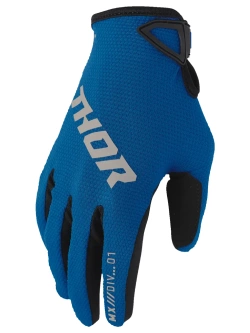 Rękawice cross Thor Ridemode Static niebieskie