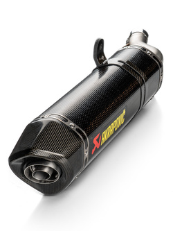 Tłumik motocyklowy Akrapović Slip-On Line Honda CB 400 X/ 500 X (16-19)/ CBR 400/ 500 R (16-19) [włókno węglowe] czarny