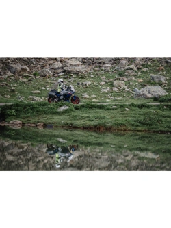 Kurtka motocyklowa tekstylna damska Klim Altitude szaro-fluo żółta