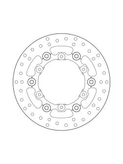 Tarcza Hamulcowa Brembo Serie Oro Floating Prime Line Husqvarna 701 Enduro/ Supermoto (15-)/ KTM 690 Enduro R (15-)/ 990 Adventure (06-08) [śr. 240 mm]
