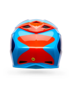 Kask enduro Bell MX-10 Mips pomarańczowo-niebieski