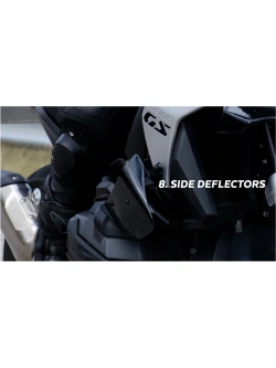 Deflektory boczne dolne owiewki PUIG Pista 8 BMW R1300GS (23-) czarne