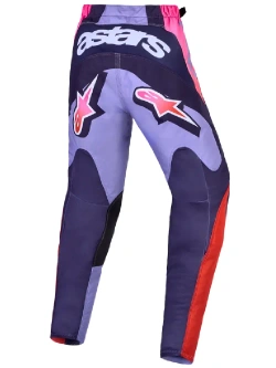 Spodnie cross dziecięce Alpinestars MX Fluid Hunt fioletowo-różowe