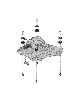 Stelaż centralny Street-Rack SW-MOTECH Honda CB750 Hornet (22-)