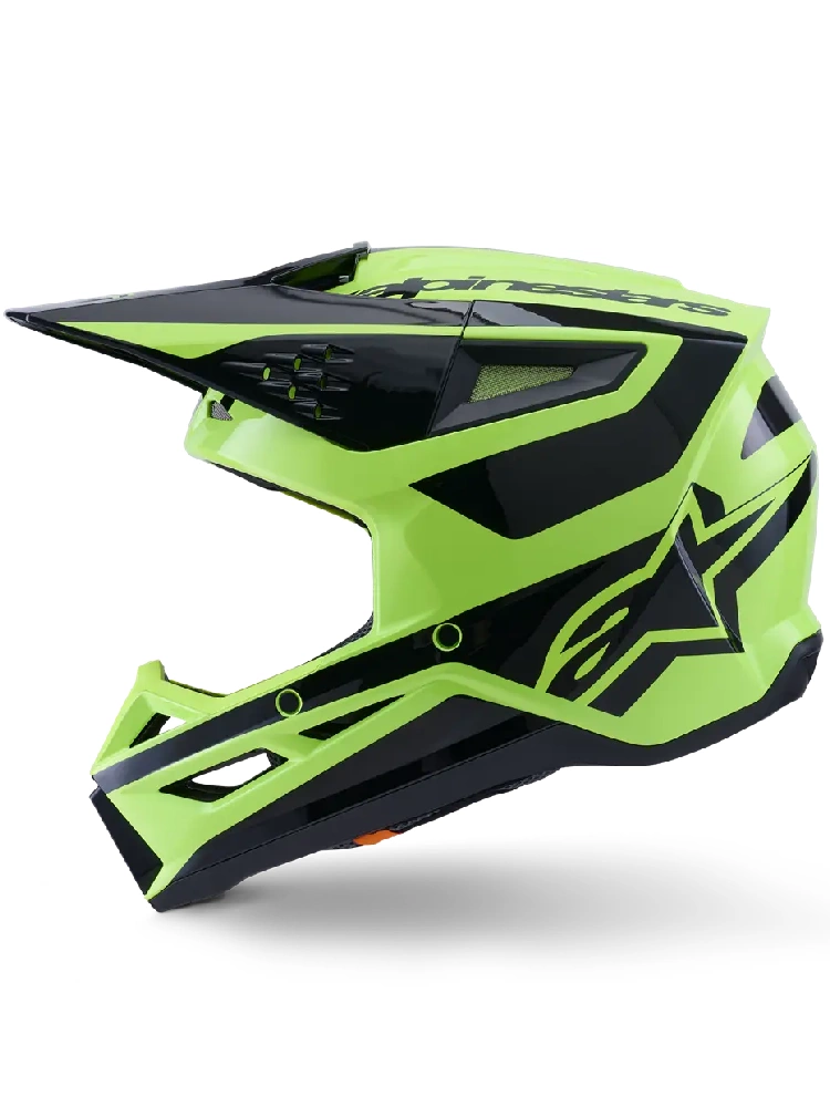 Kask enduro Alpinestars SM3 Heat czarno-zielone