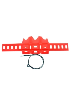 Osłona wydechu/ tłumika Acerbis [obwód: 200/ 400 mm] czerwona