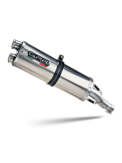 Tłumik motocyklowy G.P.R Dual Inox BMW R 1200 GS Adventure (14-16) E3 stalowy [z homologacją]