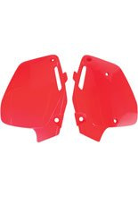 Osłony boczne tylne UFO do Hondy CR 125 (91-92), CR 250 (90-91), CR 500 (91-01) czerwone