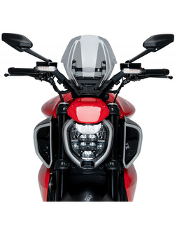 Owiewka motocyklowa turystyczna PUIG Naked New Generation Ducati Diavel V4 (24-) lekko przyciemniana