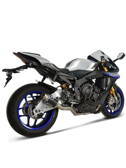 Tłumik Slip-On Termignoni GP Classic stal nierdzewna, włókno węglowe + Decat dekatalizator do Yamaha YZF R3 / MT03 (15-19)