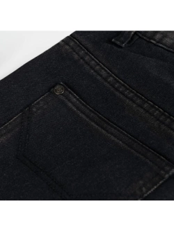 Jeansy motocyklowe Knox Colton Slim Aged Black Rust czarne