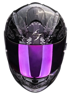 Kask integralny Scorpion Exo-491 Dream czarno-fioletowy