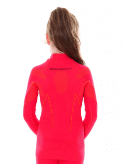 Bluza junior dziewczęca Brubeck Thermo różowa