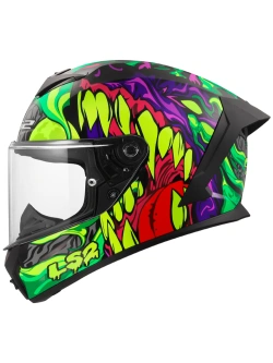 Kask integralny LS2 FF820 Rapid III Lycant zielono-czerwono-fioletowy